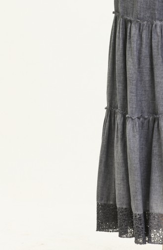Jupe Doublée Authentique 2019-01 Gris 2019-01