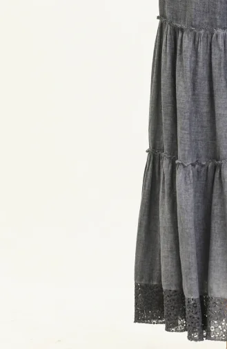 Jupe Doublée Authentique 2019-01 Gris 2019-01