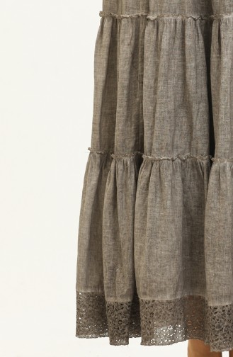 Jupe Doublée Authentique 2019-02 Beige 2019-02