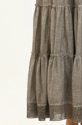 Jupe Doublée Authentique 2019-02 Beige 2019-02