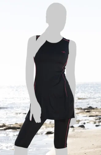 Black Modest Swimwear 22700-02