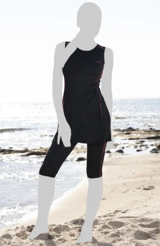 Black Modest Swimwear 22700-02