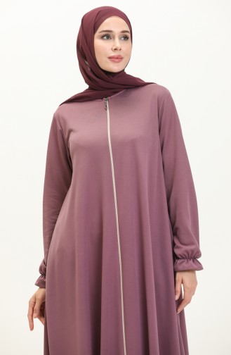 Mevlana Abaya mit Tasche 0694-10 Flieder 0694-10