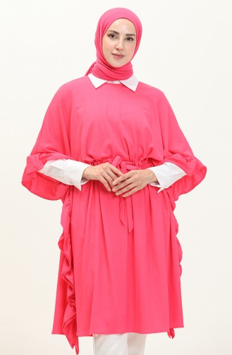 Crepe Flywheel Kimono 3996-01 Fuchsia 3996-01