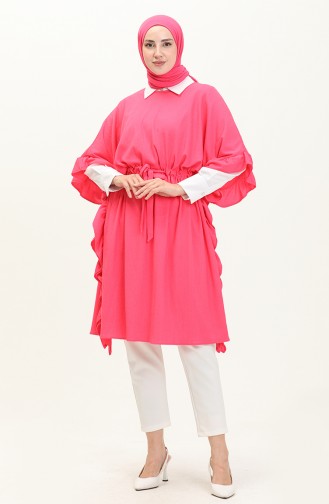 Crepe Flywheel Kimono 3996-01 Fuchsia 3996-01