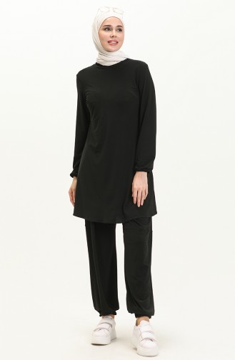 Oyya Sandy Tunik Pantolon İkili Takım 238380-02 Siyah