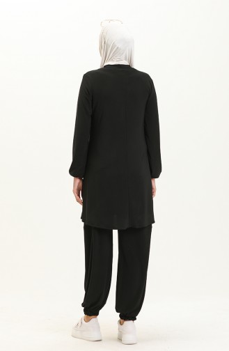 Oyya Sandy Tunik Pantolon İkili Takım 238380-02 Siyah