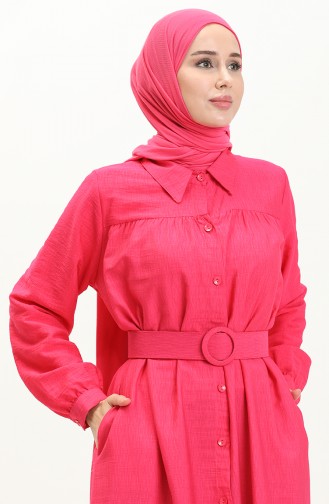 Fuchsia İslamitische Jurk 24Y8914-03