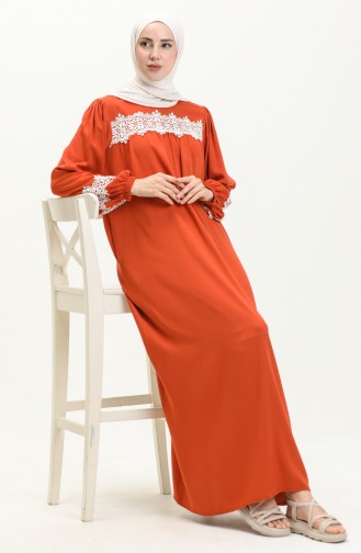 Lace Belmando Dress 24Y8943-02 Brick Red 24Y8943-02