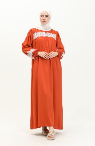 Lace Belmando Dress 24Y8943-02 Brick Red 24Y8943-02