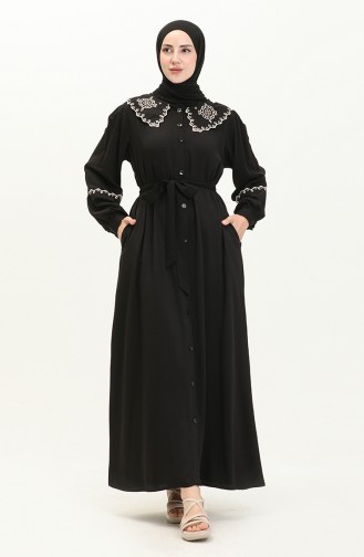 Embroidered Belmando Dress 24Y9003-03 Black 24Y9003-03