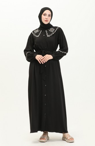 Embroidered Belmando Dress 24Y9003-03 Black 24Y9003-03