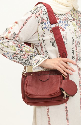 Claret Red Shoulder Bags 09Z-04