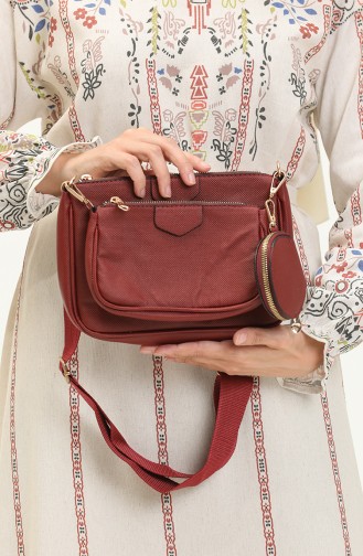 Claret Red Shoulder Bags 09Z-04