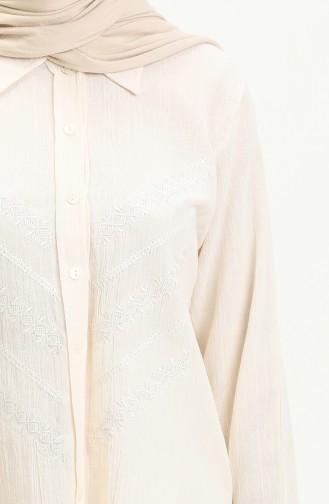 Embroidered Shirt 0032-04 Yellow 0032-04