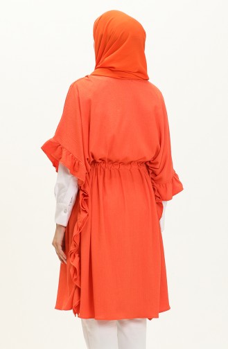 Crepe Flywheel Kimono 3996-04 Orange 3996-04