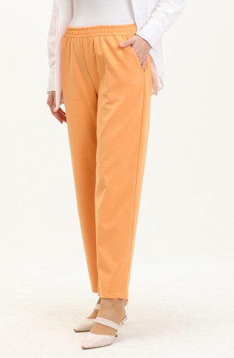 Pantalon Uni avec Poches 1005-01 Orange 101005-01