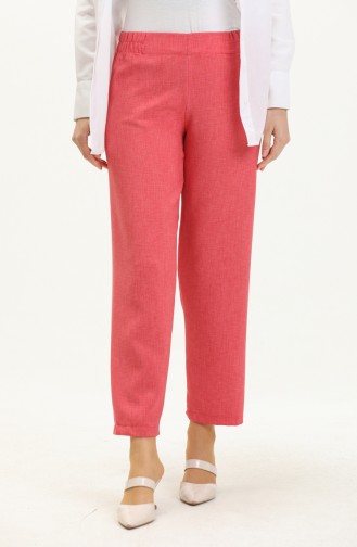 Pantalon Taille Élastique 1983L-04 Rose Pâle  1983L-04