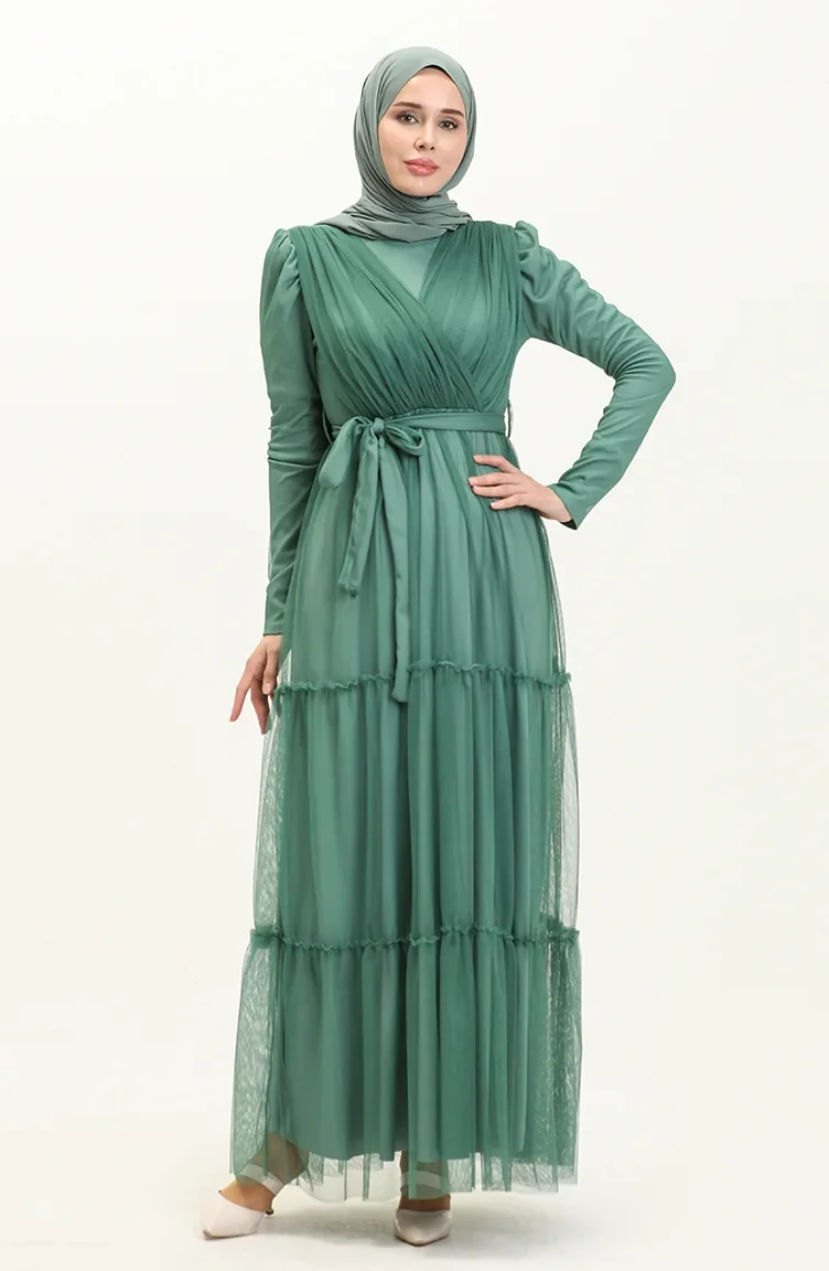 Robe de Soirée 5562-04 Vert 5562-04