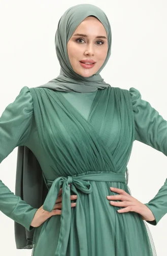 Robe de Soirée 5562-04 Vert 5562-04