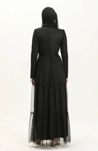 Robe de Soirée 5562-06 Noir 5562-06