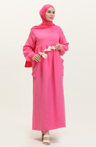 Muslin Pocket Dress 24Y8893-05 Pink 24Y8893-05