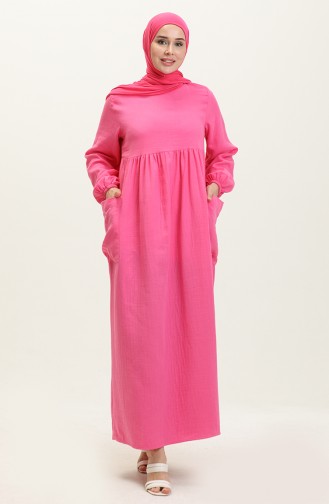 Muslin Pocket Dress 24Y8893-05 Pink 24Y8893-05