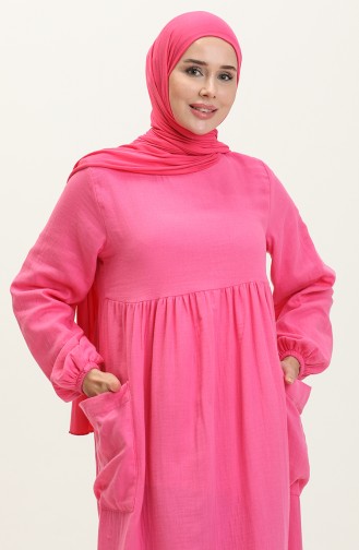 Muslin Pocket Dress 24Y8893-05 Pink 24Y8893-05