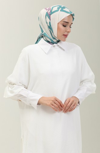 Aerobin Poncho Tunic 3770-04 Ecru 3770-04