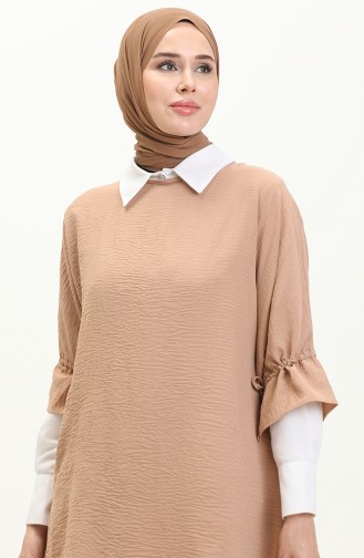 Aerobin Panço Tunik 3770-01 Sütlü kahve