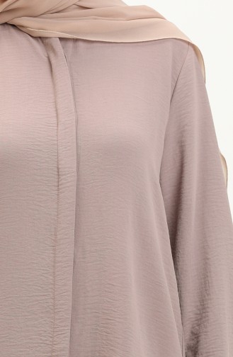 Aerobin Fabric Asymmetrical Tunic 60023-02 Mink 60023-02