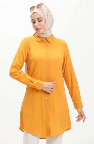 Crepe Tunic 5104-03 Mustard 5104-03