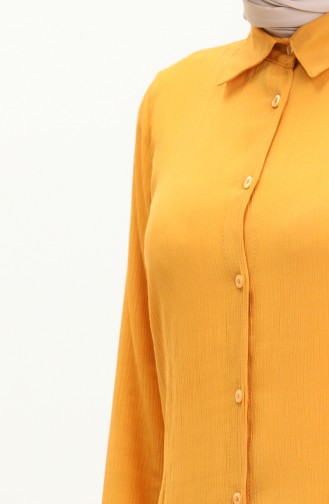 Crepe Tunic 5104-03 Mustard 5104-03