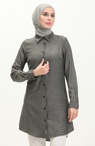 Bürümcük Tunik 5104-04 Siyah