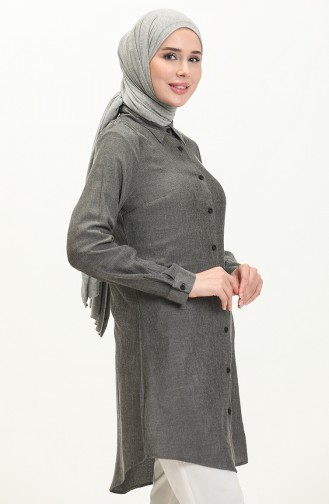 Bürümcük Tunik 5104-04 Siyah