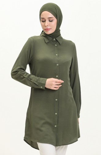 Crepe Tunic 5104-05 Khaki 5104-05