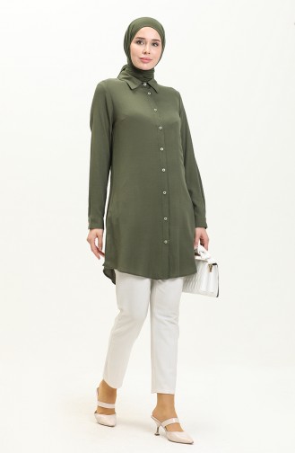 Crepe Tunic 5104-05 Khaki 5104-05