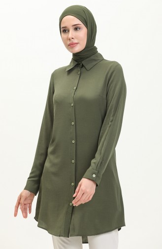 Bürümcük Tunik 5104-05 Haki