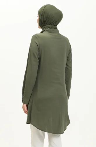 Crepe Tunic 5104-05 Khaki 5104-05