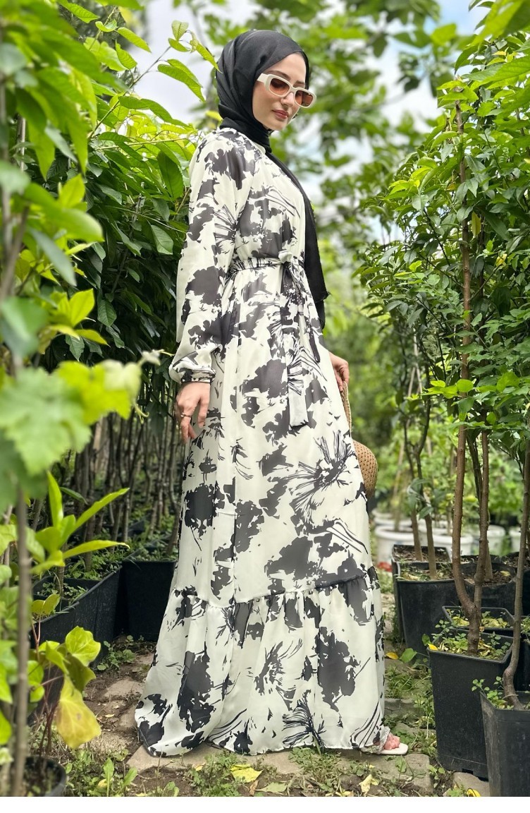 Black Hijab Dress 1149 Sefamerve