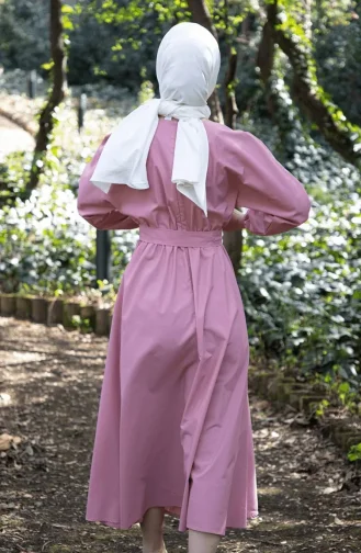 Svt2289 Mevlana Model Yakasız Uzun Elbise