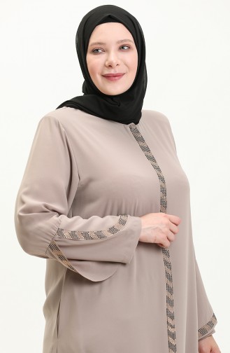 عباية بسحاب مقاس كبير 5032-07 فيزون 5032-07