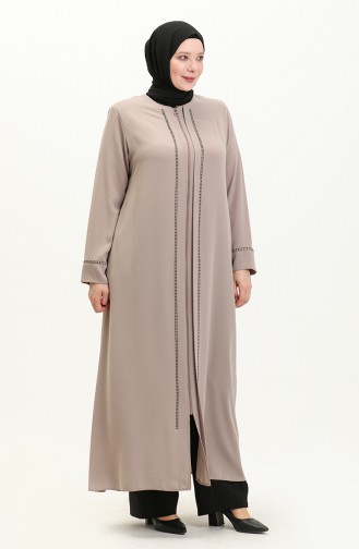 Cream Abaya 5050-07