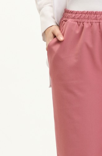 Pocket Straight Leg Trousers 1007-01 Dusty Rose 101007-01