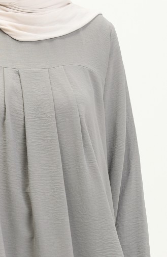 طقم ثنائي تونيك بنطلون من نسيج آيروبين 3760-04 رمادي 3760-04