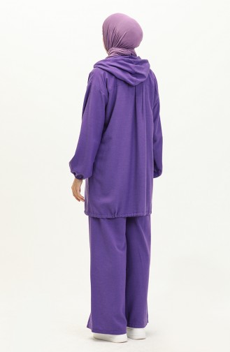 Ensemble Tunique Pantolon en Lin 24Y8997-01 Pourpre  24Y8997-01
