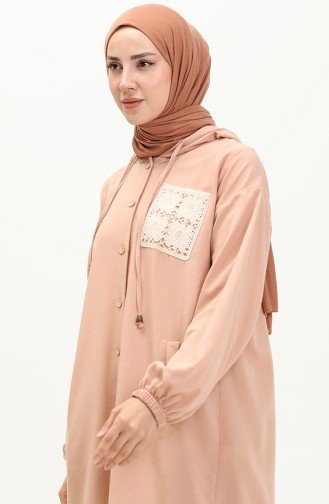 Ensemble Tunique Pantolon en Lin 24Y8997-02 Vison  24Y8997-02