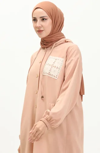 Ensemble Tunique Pantolon en Lin 24Y8997-02 Vison 24Y8997-02