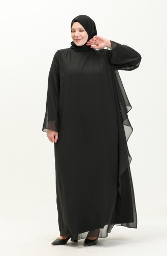 Abendkleid mit Steinen 23030-01 Schwarz 23030-01