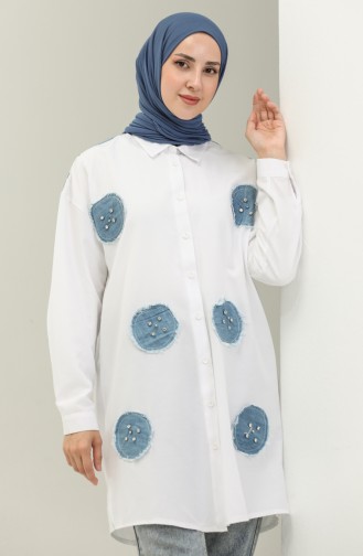 Stone Shirt Tunic 4416-01 white 4416-01